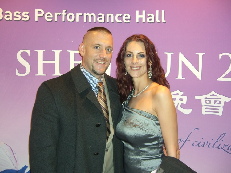 Mr. Aaron Weldon and Ms. Jennifer Martin enjoyed Shen Yun Performing Arts at the Bass Performance Hall in Forth Worth on Feb. 20. (Rich Rangel/The Epoch Times)