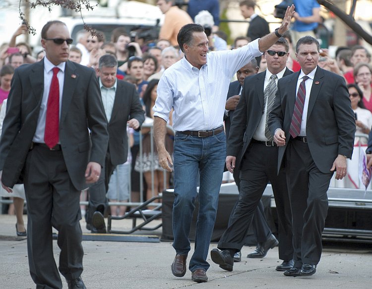 GOP presidential candidate Mitt Romney