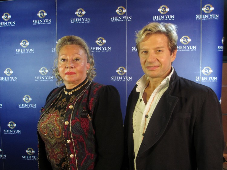 Ms. Veronica Sovolena and Mr. Slav Baboshyam attended Shen Yun