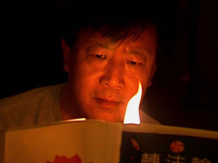 A scene from Michael Mahonen's film 'Sandstorm,' where He Tian Ying (played by Rong Tian) must confront his conscience. (David Chai/Requisite Films )