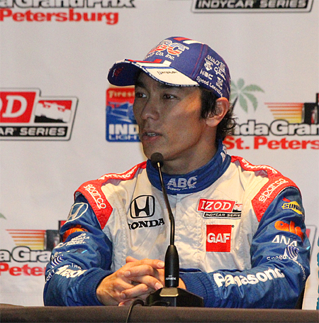 Takuma Sato qualified second. (James Fish/The Epoch Times)