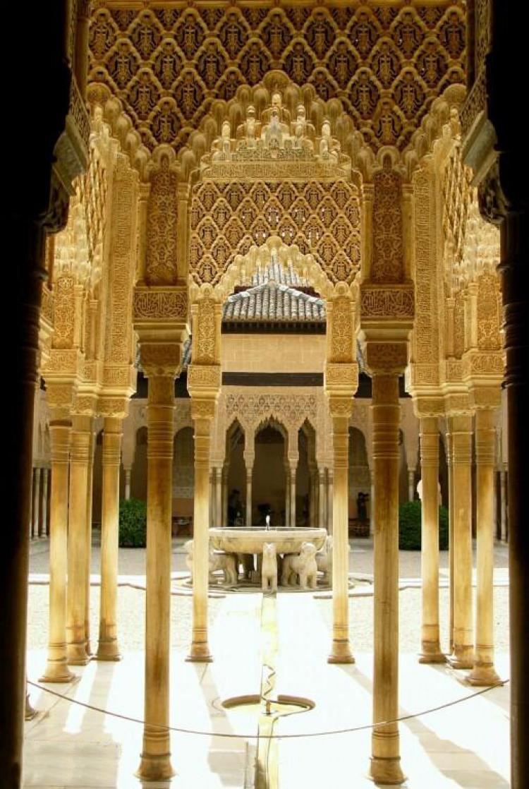 Rammed-earth construction is under investigation by scientists as an eco-friendly alternative to cement-based methods. Parts of Alhambra Palace in Granada, Spain (shown) and the Potala Palace in Lhasa are built from rammed earth. (Jim Gordon/Wikimedia Commons under CCA-2.0 License)