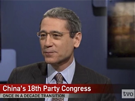 Gordon Chang speaking in a Nov. 9 interview on Ontario's public media station TVO