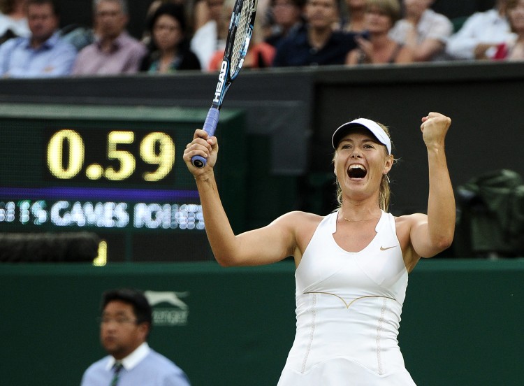Maria Sharapova is after her second Wimbledon title. CARL DE SOUZA/AFP/GETTY IMAGES (Carl De Souza/AFP/GETTY IMAGES)