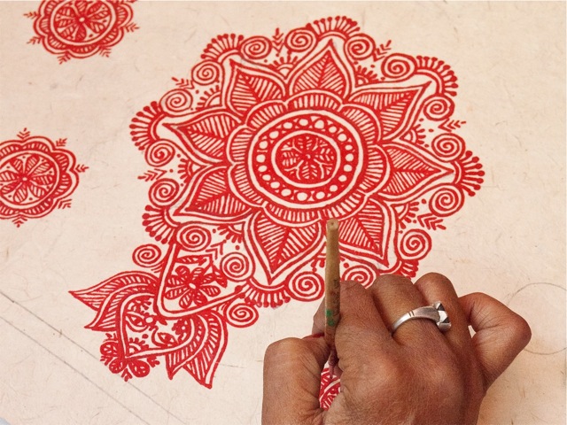 an artist from the Janakpur
