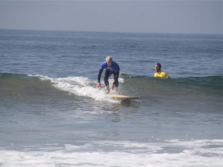 John Slattery, an actor in the hit show 'Mad Men,' said that 'surfing is a good antidote to show business.' (Danielle Kaiser)