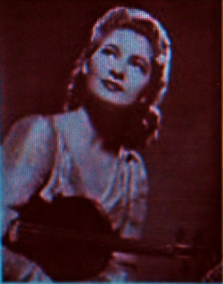 A very old and treasured photograph of violin great Miriam Solovieff (Courtesy of Eric Shumsky)