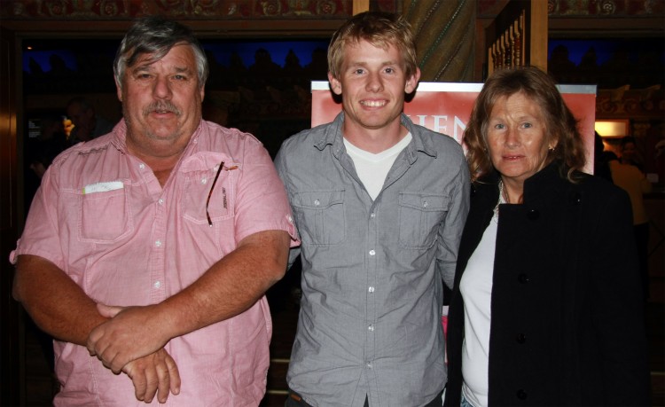 Steel Giuliana (C) and his parents attend Shen Yun 