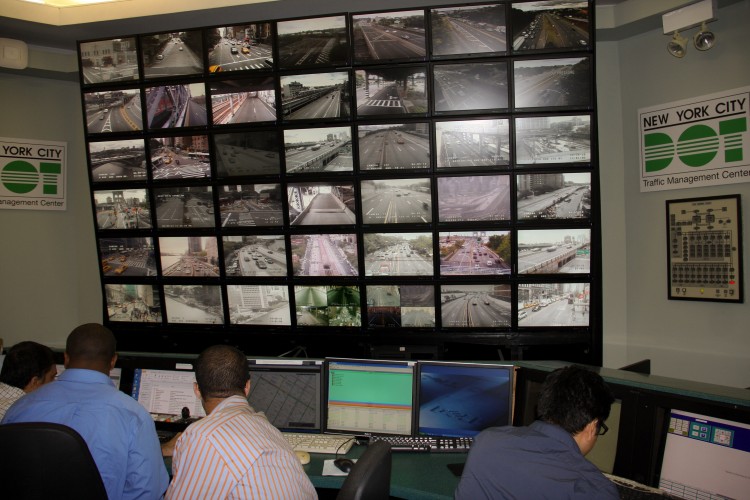 NYC's Traffic Management Center in Long Island City.