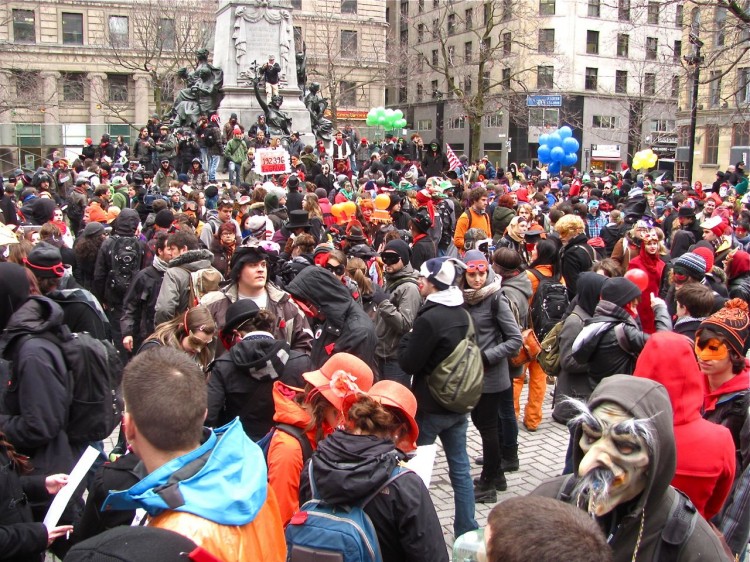 Student protesters