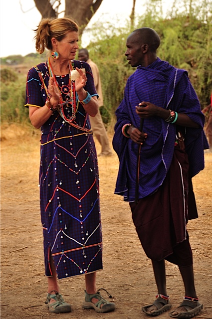 Terri Gabrielsen and James Ole Kamete, the founders of Africa Schools of Kenya (ASK). (Courtesy of ASK)