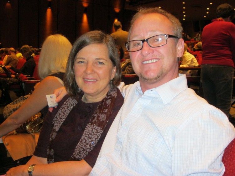 Terry Schleder and Winona Stoltzfus attend Shen Yun