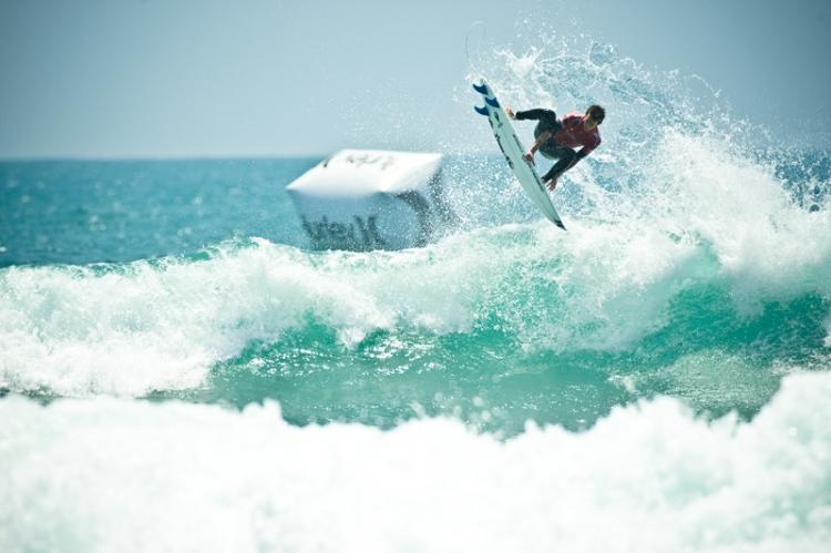 Brett Simpson, 24, from Huntington Beach, CA, winner of the 2009 Hurley U.S. Open of Surfing. (Hurley International)