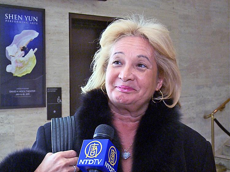 Martha Flores-Vasquez saw Shen Yun Performing Arts as part of a sold-out house at Lincoln Center's David H. Koch Theater on Jan. 16 in New York City. (Courtesy of NTD Television)