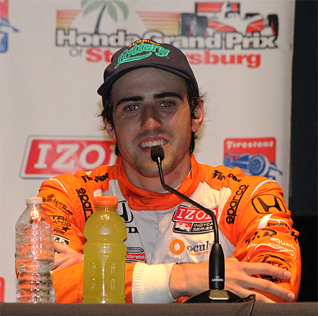 St. Pete was the first IndyCar qualifying for rookie Tristan Vautier. (James Fsh/The Epoch Times)