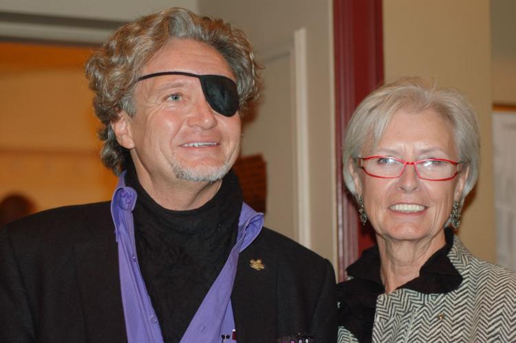 Mr. Mijovick and Ms. Younder at the premiere of Shen Yun Performing Arts in Toronto. (Matthew Little/The Epoch Times)