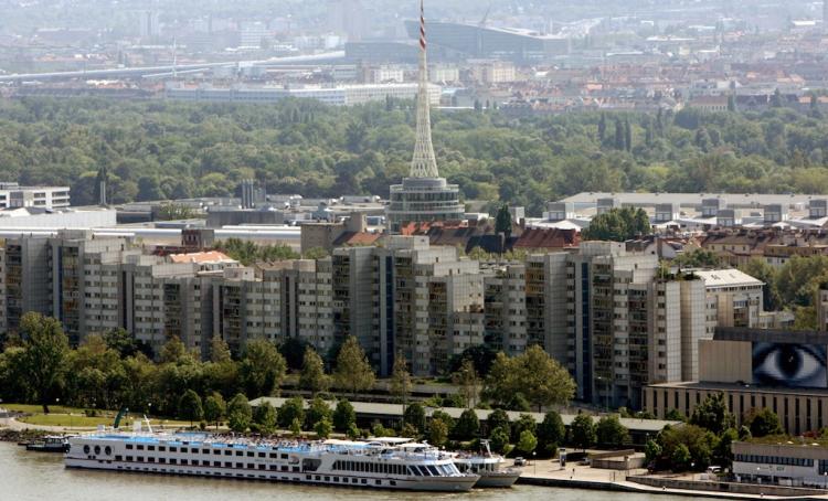 FINE PLACE: A view of the Messe exhibition and conference centre in Vienna. A Mercer survey ranked Vienna as the world's finest city. (Joe Klamar/Getty Images)