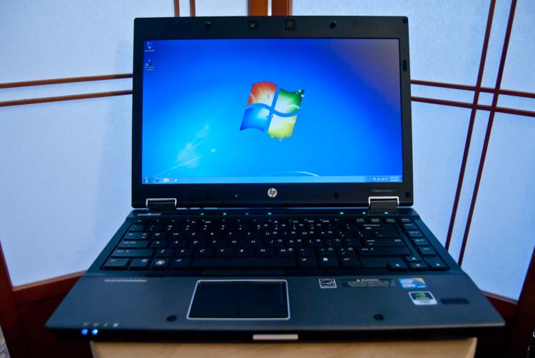 ELITE: The HP EliteBook 8440w Mobile Workstation has enough power to satisfy most users, includes some of HP's speciality hardware and software, and meets military-grade durability standards. (Joshua Philipp/The Epoch Times)