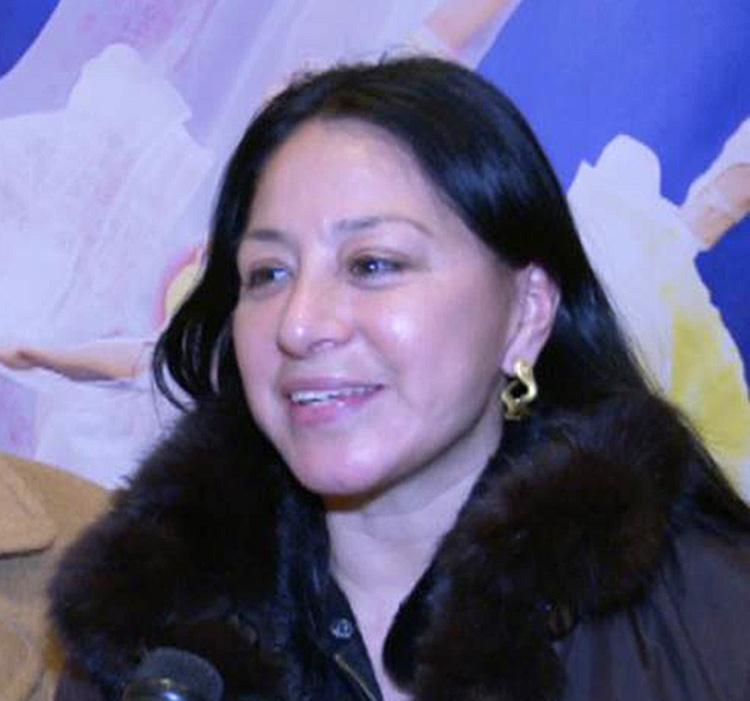 Ana Maria Estrada at Lincoln Center's David H. Koch Theater, attending the Premiere of Shen Yun Performing Arts on Jan. 6, 2011. (Courtesy of NTD Television)