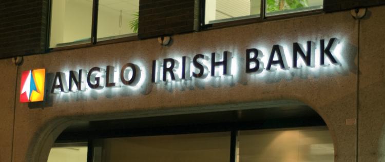 Anglo Irish Bank, Head Office on St. Stephens Green, Dublin. (Martin Murphy/The Epoch Times)
