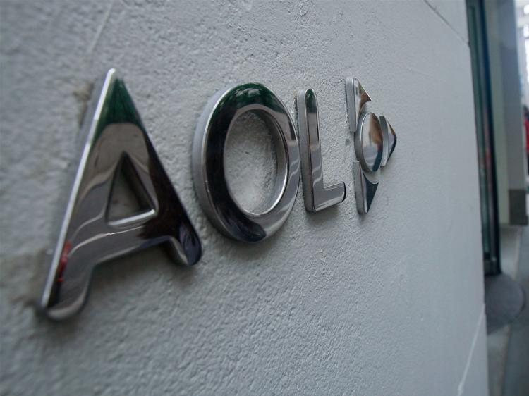 The AOL corporate headquarters on Broadway May 28, 2009 in New York City. (Mario Tama/Getty Images)