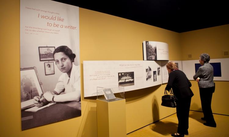An exhibit at the Jewish Heritage Museum on Wednesday (The Epoch Times)
