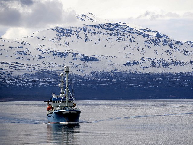 The University of Tromso's research vessel Lance