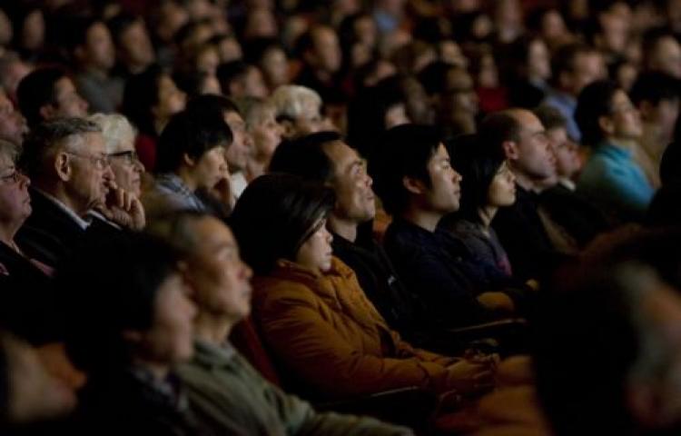 The audience at the Chinese Spectacular in San Francisco. (The Epoch Times)