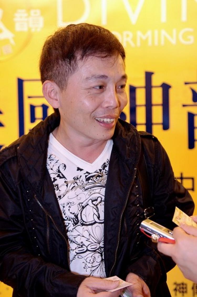 Chang Rongchang, Chairman of Tainan City Dance and Sports Association and international ballroom dancing master. (Yuan Li/The Epoch Times)