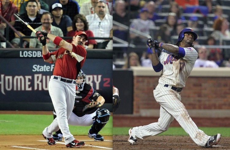 AL MVP PICK: Adrian Gonzalez (L) of the Boston Red Sox leads the AL in batting. (R) NL MVP PICK: Jose Reyes of the New York Mets gets the nod as the National League MVP.  (Norm Hall & Al Bello/Getty Images )