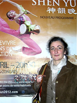 Marguerite Bertoni attends Shen Yun