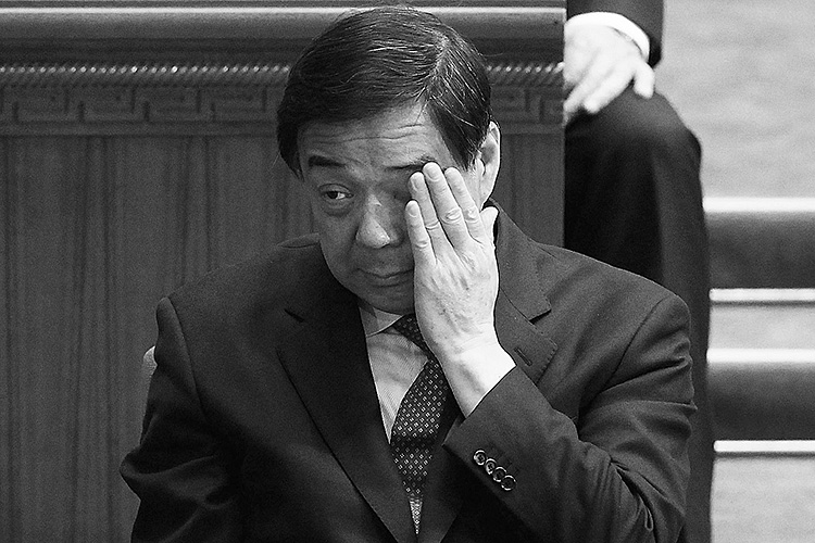 Bo Xilai on March 13 in Beijing, China, two days before he was replaced