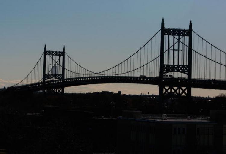 The newly-christened Robert F. Kennedy Bridge is seen November 19, 2008 in New York City.  (Chris Hondros/Getty Images)