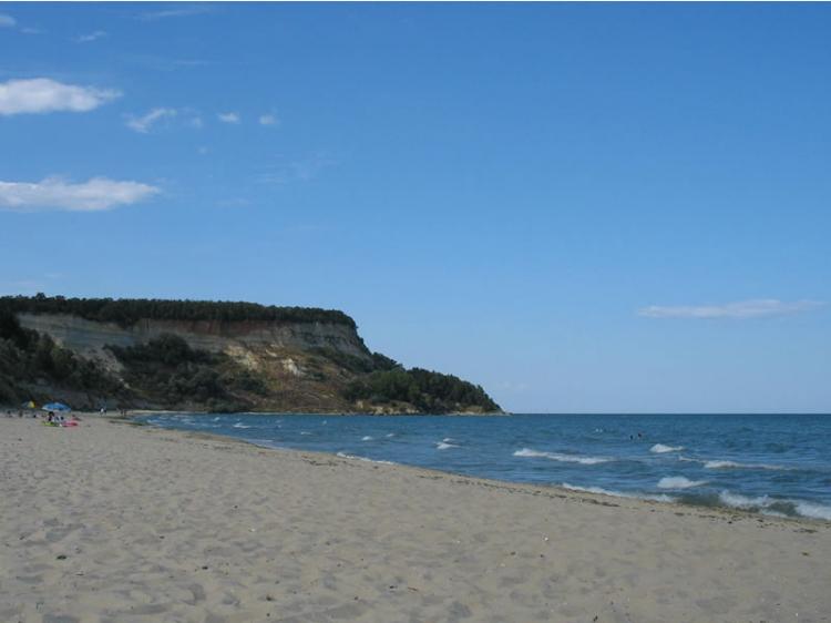 A photo of the northern part of the Black sea coast in Bulgaria. Harmful levels of radioactivity were found at beaches located near the coastal town of Chernomorets in Bulgaria.  (The Epoch Times)