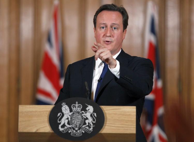 Britain's Prime Minister David Cameron. Cameron revealed the National Security Strategy (NSS) on Monday. (Kirsty Wigglesworth/WPA - Pool /Getty Images)