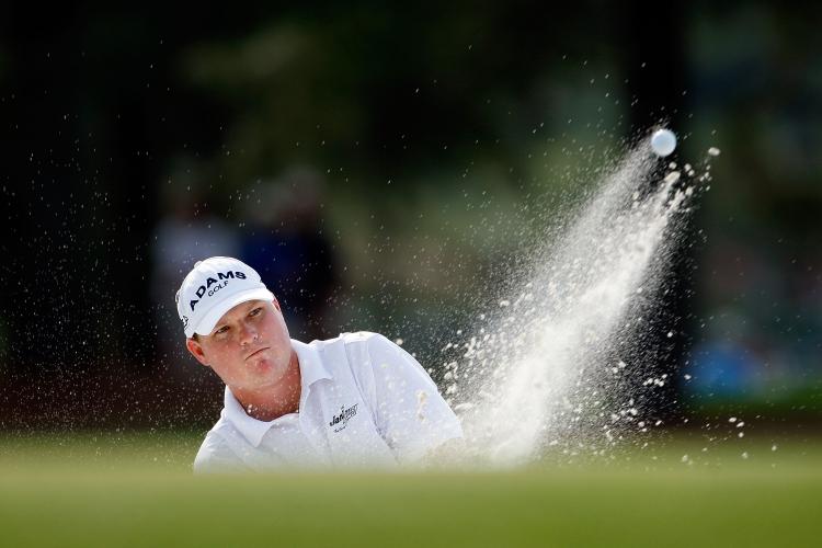 SURPRISE LEADER: Chad Campbell opened with five straight birdies in the first round of the Masters on Thursday.  (Jamie Squire/Getty Images)