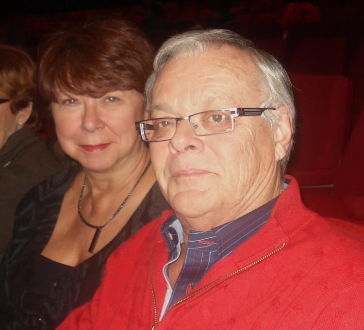 Mr. and Mrs. Tessier were impressed by the Shen Yun show at Place des Arts on Sunday afternoon. (The Epoch Times)