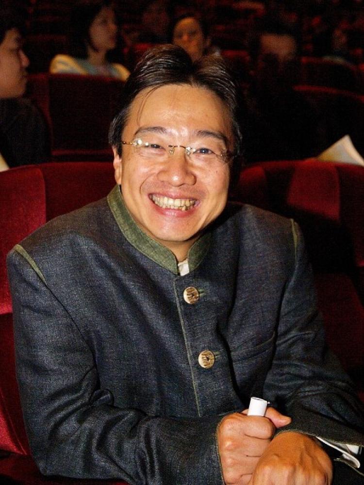 Chang Chengjie, a renowned cellist, attended the DPA show.  (Tang Bin/The Epoch Times)