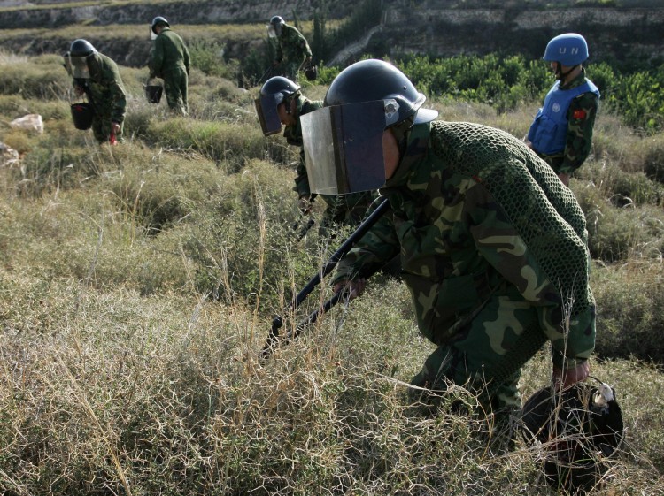 Cluster bombs kill indiscriminately being responsible for more civilian casualties, in Iraq in 2003 and Kosovo in 1999, than any other weapon system. (Ramzi Haidar/AFP/Getty)