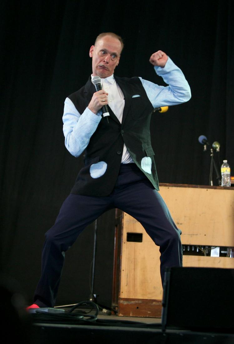 Director John Waters speaks onstage during day two of the Coachella Valley Music & Arts Festival 2010 held at the Empire Polo Club on April 17, 2010 in Indio, California. (Trixie Textor/Getty Images)