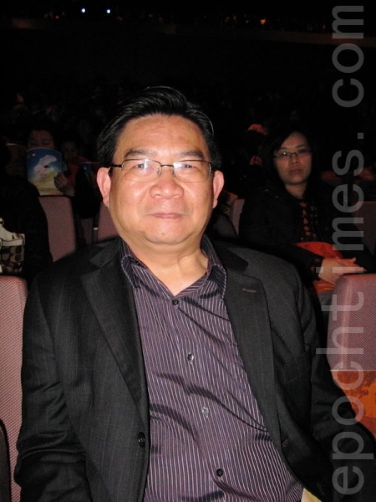 The chief executive officer of Taiwan House, You Mingtong, at Shen Yun Performing Arts.  (Huang Caiwen/The Epoch Times)