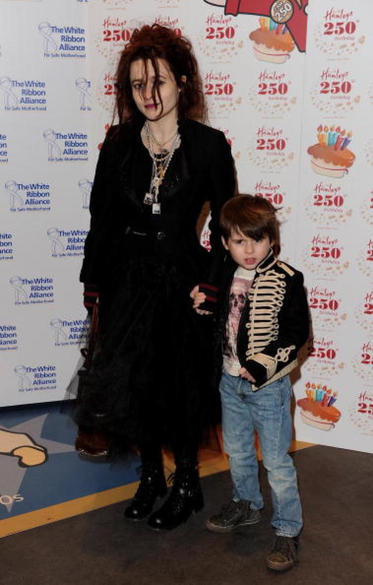Helena Bonham Carter and Billy Raymond attend the 250th Birthday Party of Hamleys at Hamleys on Feb. 11, in London, England. (Gareth Cattermole/Getty Images)