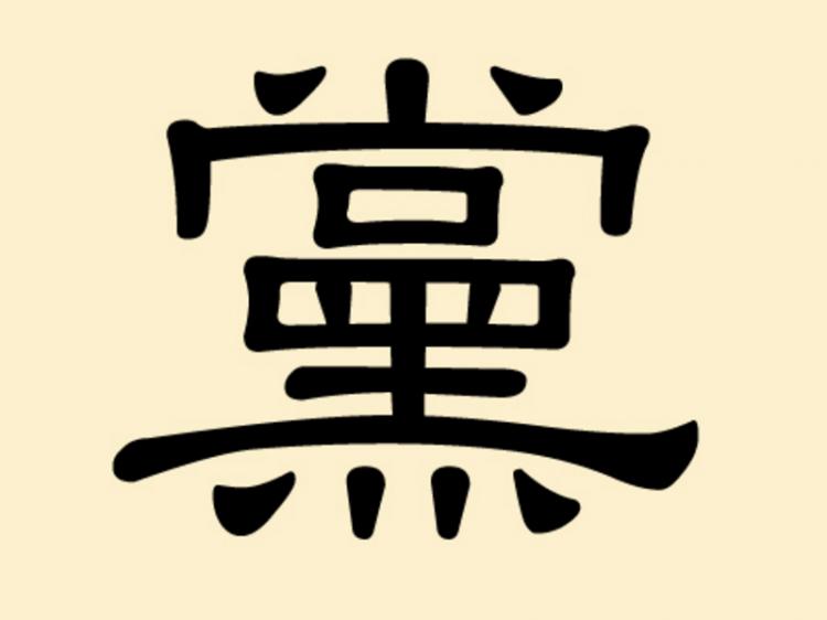 The Chinese character for