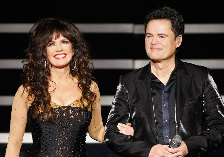 Donny and Marie Osmond are to appear in a Christmas-themed Broadway show in December. (Ethan Miller/Getty Images)