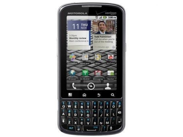 Droid Pro: Motorola's latest smartphone was unveiled Wednesday. (Courtesy of Motorola)