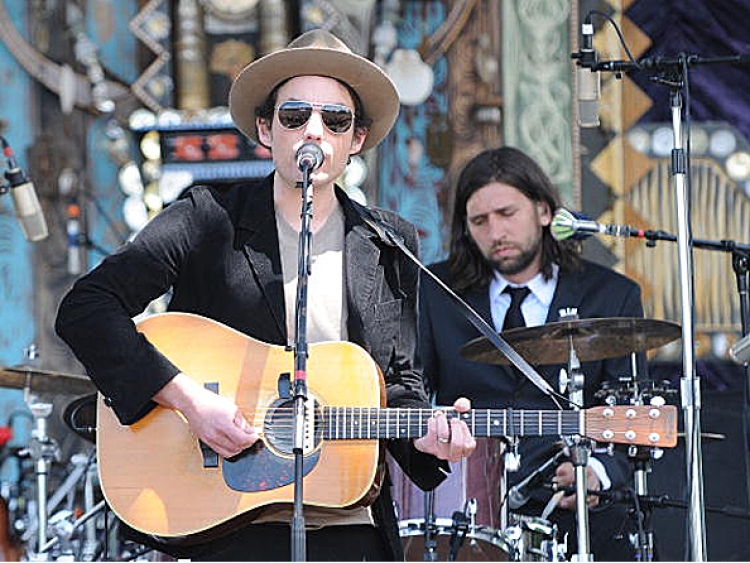 Jakob Dylan & The Gold Mountain Rebels perform during the Rothbury Music Festival at the Double JJ Ranch on July 4, 2008 in Rothbury, Michigan.  ((C. Flanigan/Getty Images))
