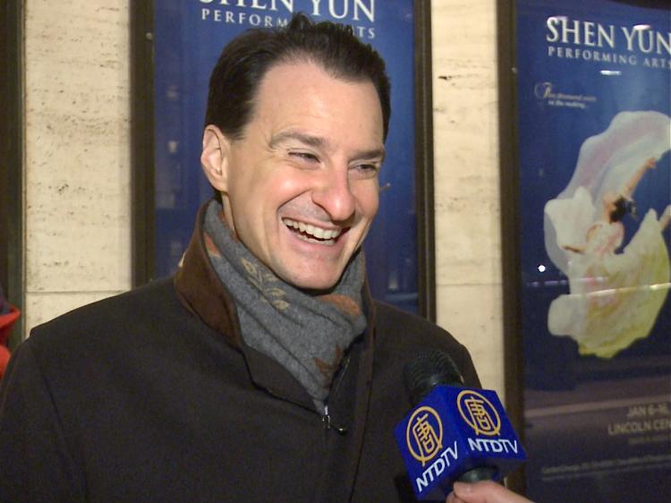 Dr. Jeffrey Morrison, who has been featured on many TV shows, said that the Shen Yun performers 'were some of the finest that I've ever seen at Lincoln Center ... they really accumulated the best performers from all across the world.' (Courtesy of NTD Television)