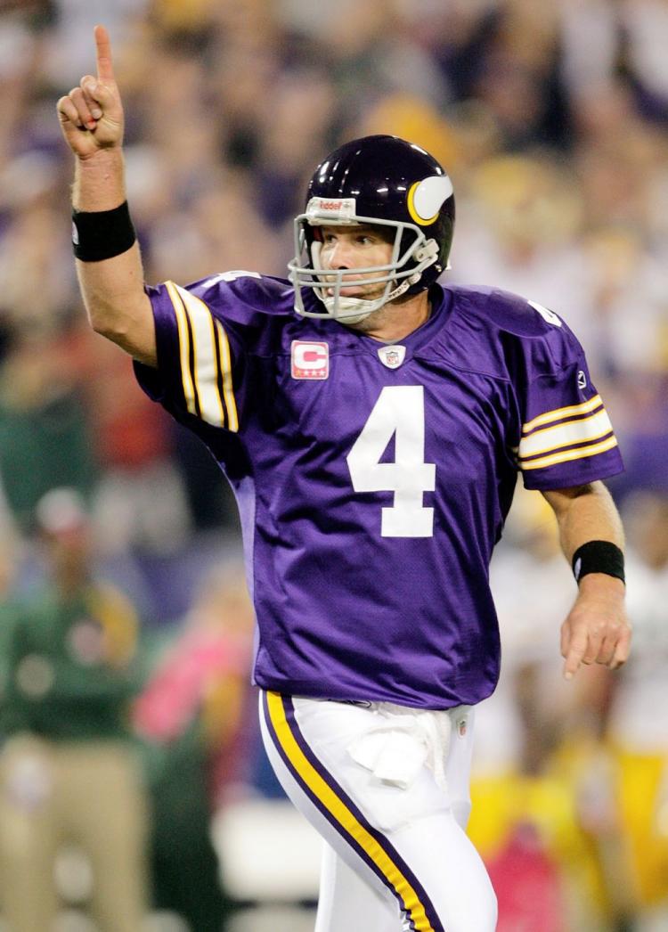 Brett Favre is now the only QB in NFL history to have beaten all 32 NFL teams. ( Jamie Squire/Getty Images )