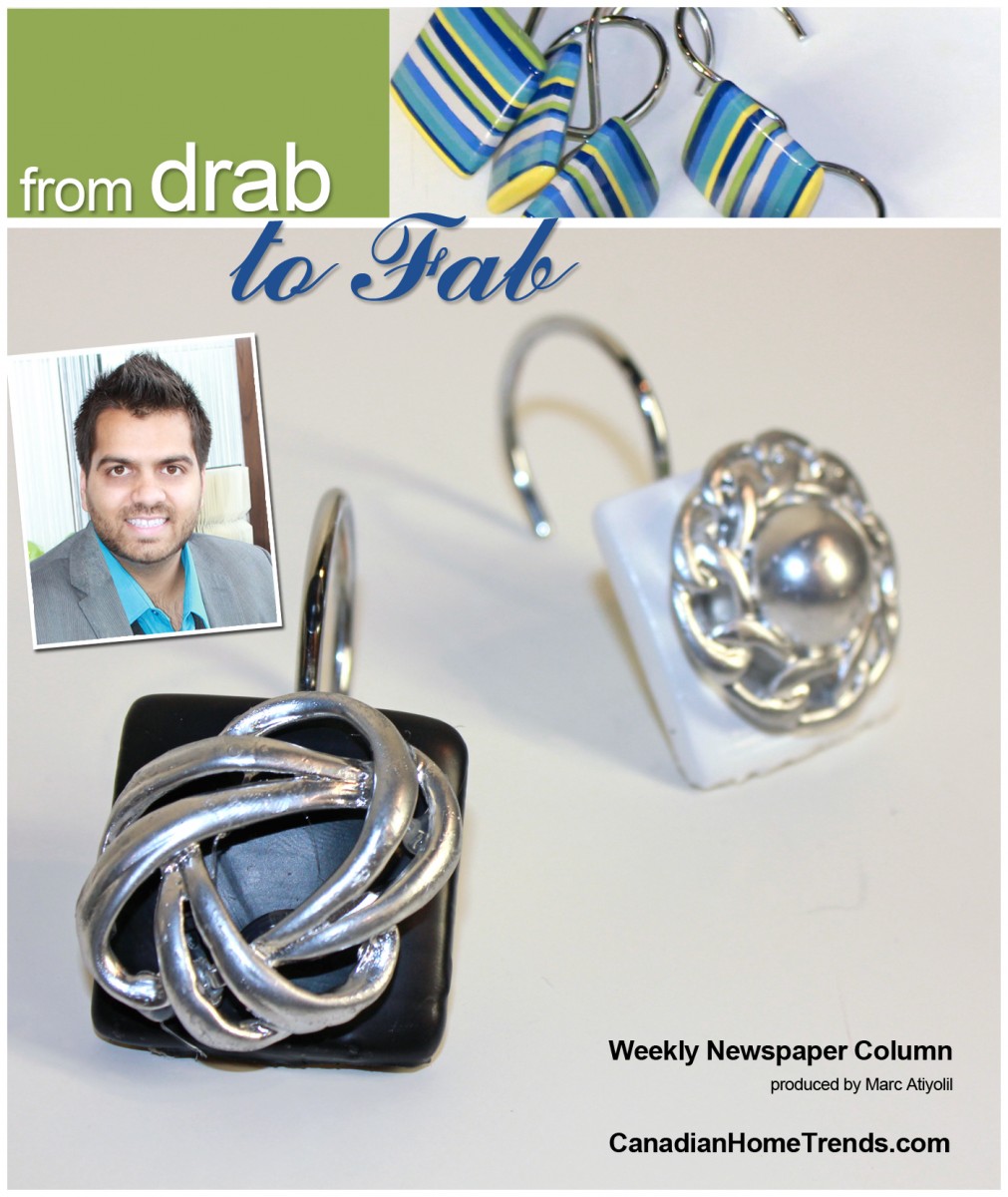 Vintage Shower Curtain Hooks