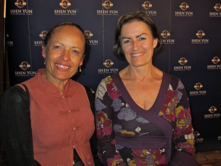 Kate Wilke and Anita McMahon attend Shen Yun